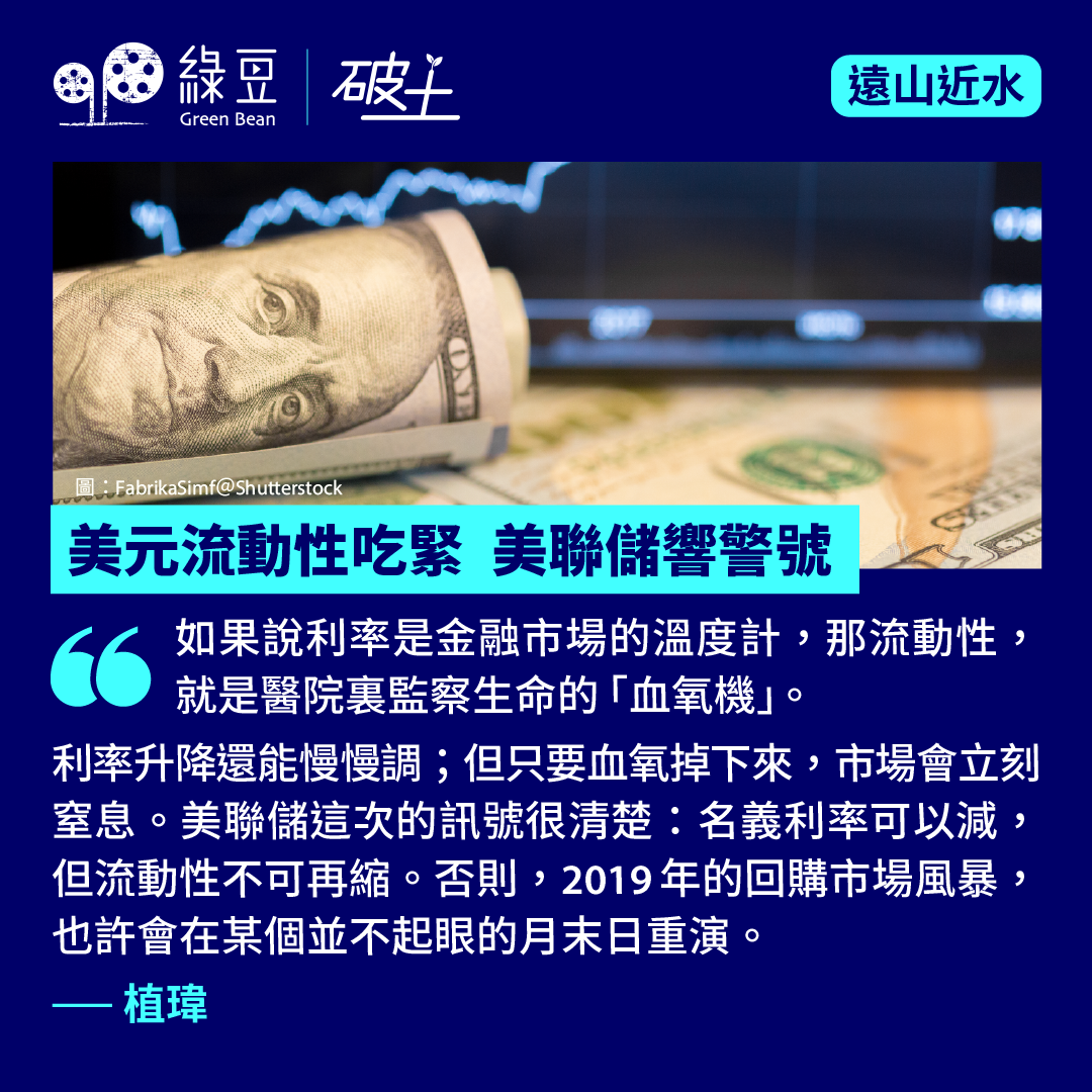 美元流動性吃緊美聯儲響警號- 綠豆Green Bean Media | 讓彼此看見Be Seen, Be Together
